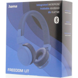 HAMA Слушалки с микрофон Freedom Lit Bluetooth On-Ear сини 0