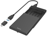 Кутия за твърд диск HAMA-200760 2.5", SSD, HDD, USB 3.2 GEN 1, SATA III, черна 0