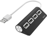 USB хъб HAMA-200119 4-портов, 2.0, черен 0