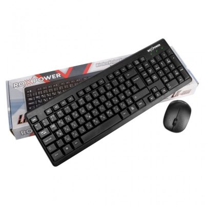 Клавиатура и мишка ROXPOWER LK-4010, безжични