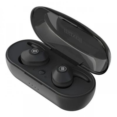 Слушалки с докинг кутийка MAXELL MINI DUO, TRUE WIRELESS, BLUETOOTH 5.0, черни