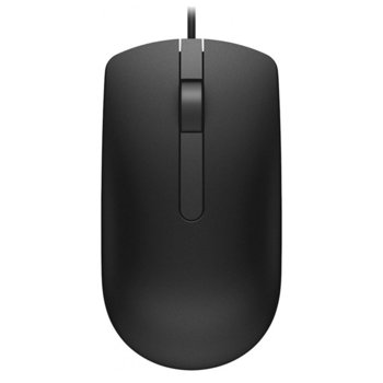 Мишка Dell MS116T, черна