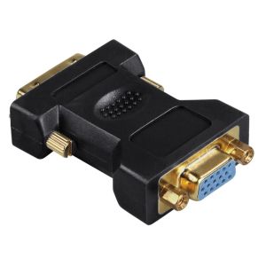 АДАПТЕР HAMA 45073 DVI МЪЖКО - VGA ЖЕНСКО, ПОЗЛАТЕНИ КОНЕКТОРИ, 3 ЗВЕЗДИ 0
