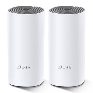 Безжичен рутер Wi-Fi Mesh система TP-Link Deco E4 AC1200 (2 броя) 0