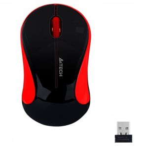 Безжична оптична мишка A4tech G3-270N-4 черно-червена 0