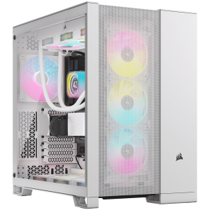 Кликни за увеличение Corsair 6500D Airflow Tempered Glass Mid-Tower, White - CC-9011260-WW 0