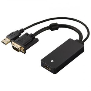 HAMA Конвертор от VGA+USB към HDMI 0