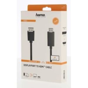 Кабел HAMA-200712 DVI- HDMI мъжко 1.5m 0