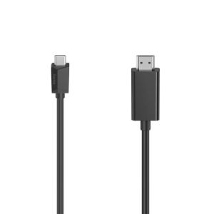 Кабел HAMA USB-C -> HDMI Мъжко, UltraHD, 4K, 1.5m, 3 звезди 0