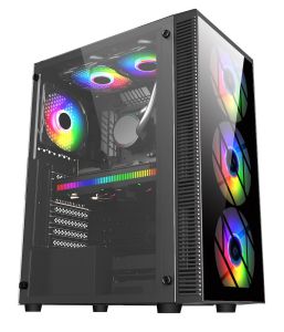 Компютърна кутия FSP CMT192 TG ATX Mid Tower black 0