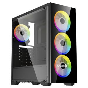 Компютърна кутия Makki ATX A72 aRGB Remote/4fans 0
