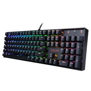 Кликни за увеличение Механична геймърска клавиатура RGB Redragon Mitra K551RGB-1-BK 0