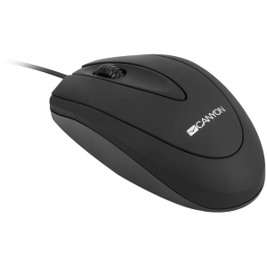 Кликни за увеличение Мишка Canyon CNE-CMS1 USB, черна 0