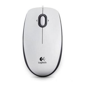 Мишка Logitech B100 Optical wheel USB бяла 0