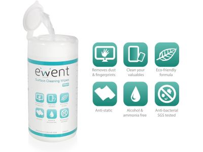 ПОЧИСТВАЩИ КЪРПИЧКИ EWENT EW5612, ЗА ДИСПЛЕИ, 100БР 0