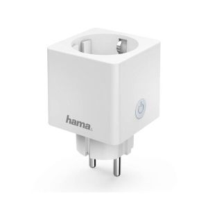 Смарт контакт HAMA-176575 Mini, Wi-Fi, 3680W, 16A, Измерване на сумарна енергийна консумация 0