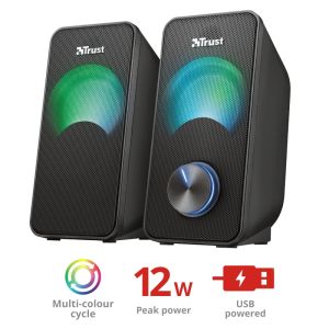 Кликни за увеличение Тонколони TRUST Arys Compact 2.0 Speaker RGB 2