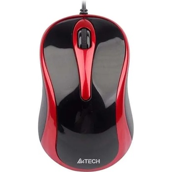 A4tech N-360-2 Жична мошка черна с червено